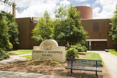 Johnson Library entrance